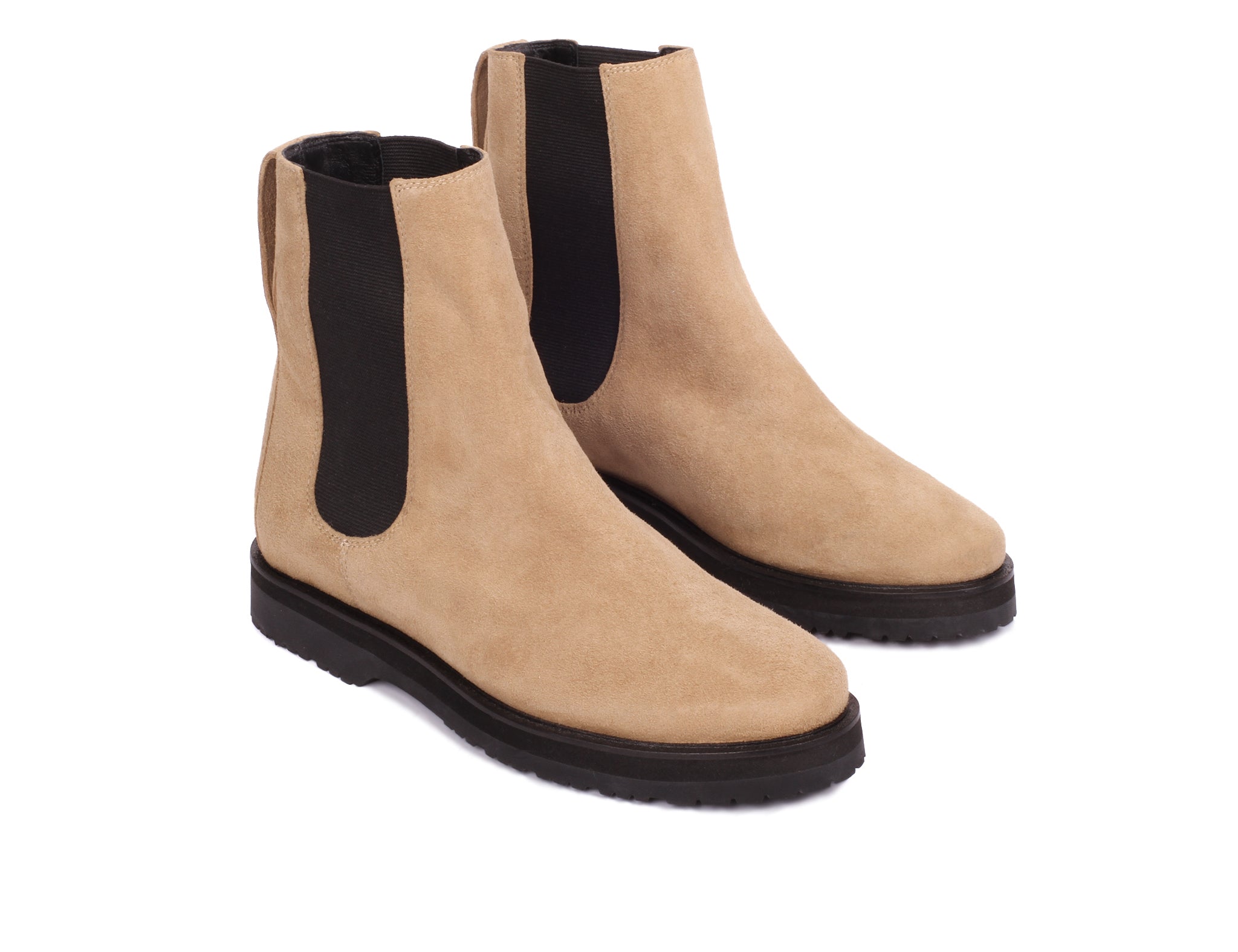 Lea Boot Sand Suede – Mari Giudicelli